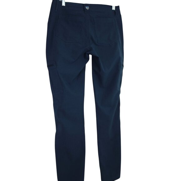 Women’s Kuhl Horizn Skinny Pants Cargo REFLEX SOFTSHELL Blue Side Pockets Sz 6 - Picture 5 of 9